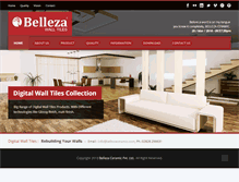 Tablet Screenshot of bellezaceramic.com